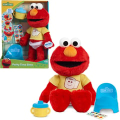 PLAZA SESAMO - Peluche Muñeco Elmo Plaza Sésamo Hora De Ir Al Baño