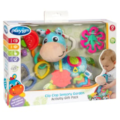 PLAYGRO - Pack De Actividades Para El Jardín Sensorial Clip Clop