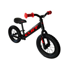 CLIFF - Bicicleta balance push bike para niños Negro - Rojo