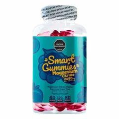 NATURALLY - Citrato de Magnesio 2680 mg 80 Gomas Smart Gummies