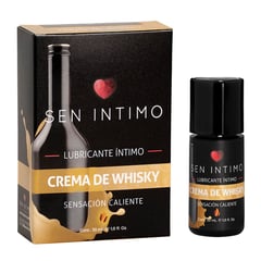 SEN INTIMO - Lubricante Íntimo Crema de Whisky Sensación Caliente x 30ml