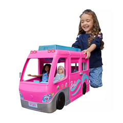 JUST PLAY - Juguete Dreamcamper + 60 Accesorios Barbie