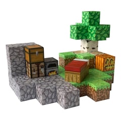 ENFANT'ASY - Bloques Magnéticos De Construccion Minecraft 50 Piezas