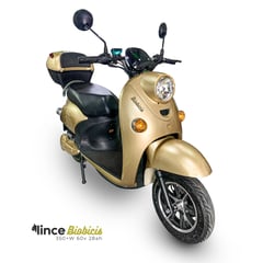 BIOBICI - Bicicleta Eléctrica LINCE Biobicis 2025 Color Dorado 350W