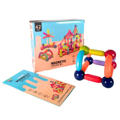 GENERICO - Kit Bloques De Construcción Magnéticos Para Niños 42 Pcs