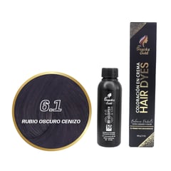 FRENCH GOLD - Tinte French's Gold Hair Dyes 6.1 Rubio Oscuro Cenizo 60g