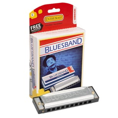 HOHNER - Armónica Blues Band tono C cromada + estuche