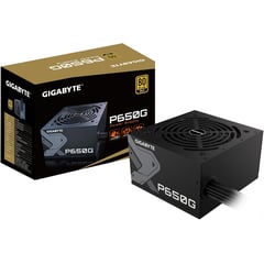 GIGABYTE - Fuente De Poder Para Pc Gp-p650g 650w Negra 110v