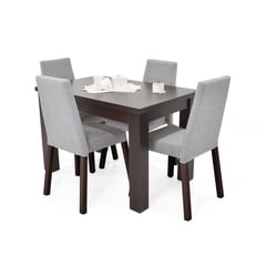 MICA - Juego de Comedor Moderno para 4 Personas (Comedor + 4 Sillas)