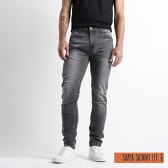 BEARCLIFF - Jean 5 Bolsillos para Hombre Super skinny