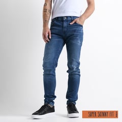 BEARCLIFF - Jean 5 Bolsillos para Hombre Super skinny