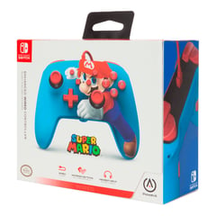 POWER A - Control Alámbrico Mario Punch Nintendo Switch