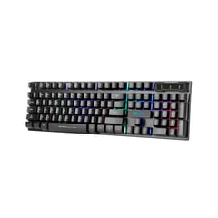 XTRIKE ME - Teclado Gamer USB con cable. Teclado ergonómico para computador