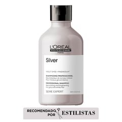 LOREAL PROFESSIONNEL - Shampoo Silver cuidado del cabello blanco 300ml