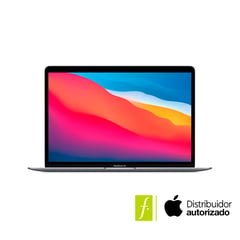 APPLE - MacBook Air Chip M1 CPU 8 Núcleos GPU 7 Núcleos 256GB SSD MGND3LA/A 13 Pulgadas