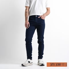 BEARCLIFF - Jean 5 Bolsillos para Hombre Super skinny