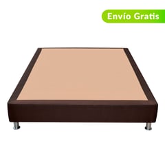 COLCHONES SPRING - Base Cama Tamaño Sencilla en Madera de Pino, 100 x 190 cm