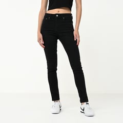 SYBILLA - Jean Skinny para Mujer Tiro medio de Algodón