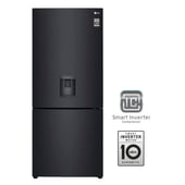 LG - Nevera Congelador Inferior No Frost 420 lt Door Cooling GB41WPT