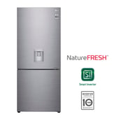 LG - Nevera Congelador Inferior No Frost 420 lt Door Cooling GB41WPP