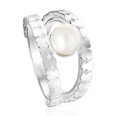 TOUS - Anillo Para Mujer Straight kaos Icon Plata