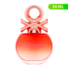 Benetton - Perfume Mujer Colors Rose Woman Intenso 50 ml EDP