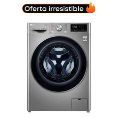 LG - Lavadora Secadora Eléctrica 14kg/30lbs WD14VVC4S6