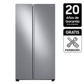 SAMSUNG - Nevecón Side by Side 647 lt Gris RS23T5B00S9/CO