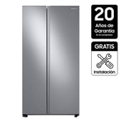 SAMSUNG - Nevecón Samsung Side by Side 647 lt Gris RS23T5B00S9/CO