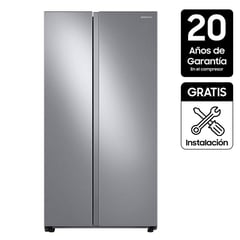 SAMSUNG - Nevecón Side by Side 647 lt Gris RS23T5B00S9/CO