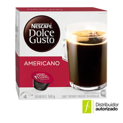 DOLCE GUSTO - Cápsulas Café Americano 16 Cápsulas