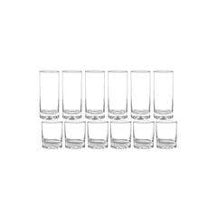 BASEMENT HOME - Set de Vasos Vidrio 12 Piezas 15 - 11.5 Oz