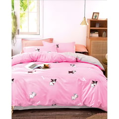 MY HOME STORE - Funda de Duvet Polialgodón Dog Rose