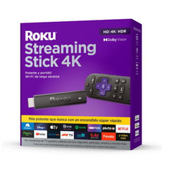 ROKU - Stick 4K | Dispositivo portátil para contenido streaming | Compatible con Alexa, Google Home, Apple Air Play, Apple Home