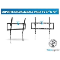 TECHNOSOPORTES - Soporte Escualizable para TV de 37" a 70"