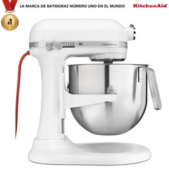 KITCHENAID - Batidora de Pedestal Comercial 7.6 lt Plata Oscuro 10 Velocidades 500W