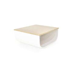 MICA - Mesa de Centro Moderna Rectangular en Aglomerado MDF Laos 63 x 27 x 56 cm - Mueble