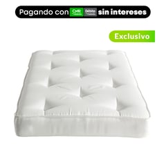 AMERICANA DE COLCHONES - Colchón para Cuna Firmeza Media en Espuma 70 x 130 cm - Compra Sin Intereses, Te Devolvemos el 100% de los Intereses Pagando con Tarjeta CMR Banco Falabella Pagando a 3, 4, 6, 12 o 24 Cuotas