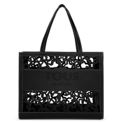 TOUS - Bolso Para Mujer Amaya kaos Icon Efecto Cuero Negro