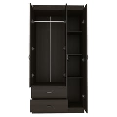 RTA MUEBLES - Closet Moderno en Melamina 3 Puertas 2 Cajones 180 x 90 x 47 cm RTA Design - Mueble