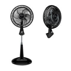 SAMURAI - Ventilador de Pared Silence Force Plus Negro 3 Velocidades