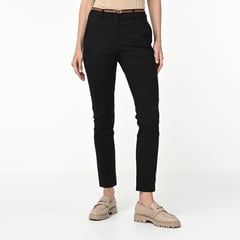 BASEMENT - Pantalón Skinny para Mujer Tiro medio de Algodón