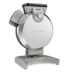 CUISINART - Waflera 1 Puesto, Waflera vertical, Waflera antiadherente con 5 niveles de temperatura