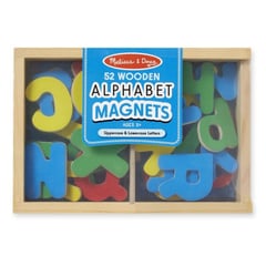 MELISSA & DOUG - Juguete de Bebé Letras Magnéticas Madera