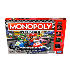 HASBRO - Juego de mesa Monopoly Gamer Mario Kart