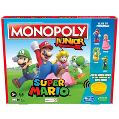 MONOPOLY - Juego de Mesa Junior Super Mario