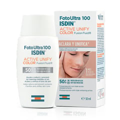 ISDIN - Bloqueador Solar Fotoultra Active Unify Color 50 ml para Todo tipo de piel 50 ml