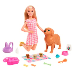 BARBIE - Set de juego Cachorritos recién nacidos