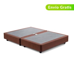 AMERICANA DE COLCHONES - Base Cama Dividida Tamaño Doble en Madera de Pino, 140 x 190 cm