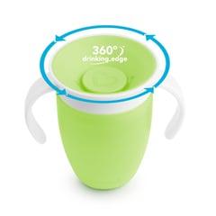 MUNCHKIN - Vaso Entrenador Mirac 360 7 Oz Verde